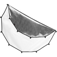 Manfrotto LL LR3302  Halo Compact Reflector Silver/White Fabric - 32"