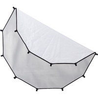 Manfrotto LL LR3332 Halo Compact Plus Cover - Silver/White, 38"
