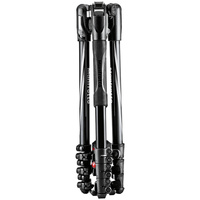 Manfrotto MKBFRLA4BK-BH Befree Advanced Travel Aluminium Tripod with 494 Ball Head - Lever Locks, Black