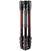 Manfrotto MKBFRTA4RD-BH Befree Advanced Aluminium Travel Tripod Twist Red, Ball Head