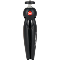 Manfrotto MKPIXICLMII-BK PIXI Smart Mini Tripod with Phone Clamp - Black