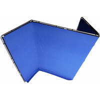 Manfrotto MLBG4301KB FX Portable Background Kit - Chroma-Key Blue, 13.1 x 9.5'