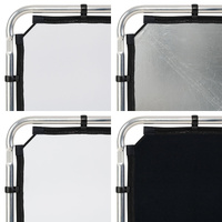Manfrotto MLLC2201K Large Pro Scrim All-in-One Kit - 6.5 x 6.5'