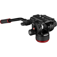 Manfrotto MVK504XTWINMC 504X Fluid Video Head & MVTTWINMC Carbon Fiber Tripod with Mid-Level Spreader