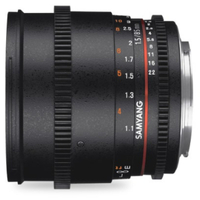 Samyang 85mm T1.5 VDSLR UMC II Cinema Lens for Canon EF