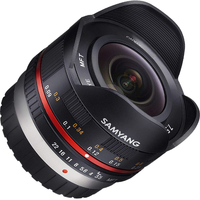 Samyang 7.5mm f/3.5 Fisheye UMC II Lens for MFT - Black