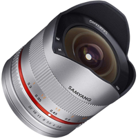 Samyang 8mm f/2.8 Fisheye UMC II Lens for Fujifilm X - Silver