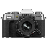 Fujifilm X-T50 Mirrorless Camera with XF 16-50mm Lens - Silver