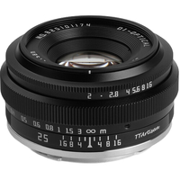 TTArtisan 25mm f/2 Lens for Sony E Mount - Black