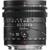 TTArtisan Tilt 50mm f/1.4 Lens for FUJIFILM X Mount - Black