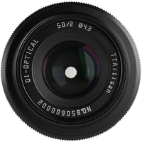 TTArtisan 50mm f/2 Lens for Sony E Mount - Black