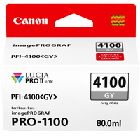 Canon PFI-4100 Grey Pigment Ink Tank - 80mL