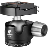 Leofoto LH-36LR 36mm Low Profile Ball Head with LR-50 Quick Release Lever Clamp and NP-50 Plate