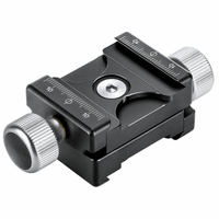 Leofoto DDC-38 38mm Bidirectional and Subtend Double Clamp with BPL-50N Plate