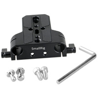 SmallRig Bottom Mount Plate with Dual 15mm Rod Clamp 1674