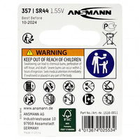 Ansmann SR44-BP1(A) 357 Silver Oxide Battery