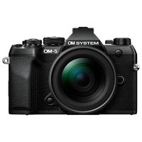 OM SYSTEM OM-5 Mark II with M.Zuiko Digital ED 12-45mm f/4 Pro Lens - Black
