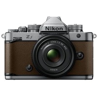Nikon Z f Silver/Sepia Brown with NIKKOR Z 40mm f/2 (SE) Lens