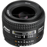 Nikon AF 28mm f/2.8D Lens 