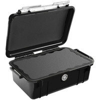 Pelican 1050 Micro Case - Black with Solid Lid