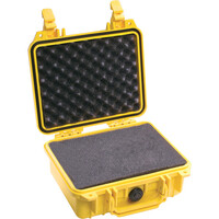 Pelican 1200 Camera Case with Foam - Yellow