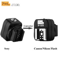 Pixel Sony A to Canon/Nikon Hot Shoe Adapter - For Older Alpha Models (Auto Lock shoe)