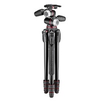 Manfrotto MK 190GOA4 + 3-Way Head Tripod