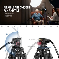 Neewer LL38 200cm Video Tripod with Fluid Head 