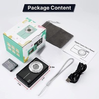 Pulse DC44 Digital Compact Camera w/32GB Card- Red