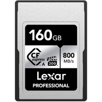 Lexar Pro 160GB Type A CF Express Card Silver Series 800MBs