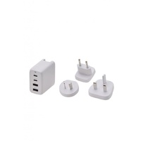 KORJO USB A+C Power Hub with World Wide Plugs