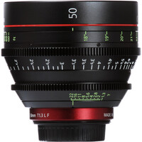 Canon CN-E 50mm T1.3 L F Cinema Prime Lens - EF Mount