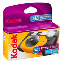 Kodak Power Flash Single Use Camera 27 + 12 Exposures