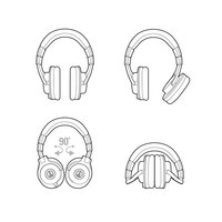 Audio-Technica Professional Monitor Headphones ATH-M40x