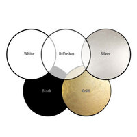 5-in-1 Collapsible Reflector - 80cm