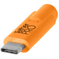 Tether Tools TetherPro USB-C to USB-MicroB Right 4.6m - Orange