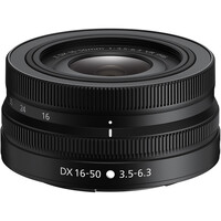 Nikon Z DX 16-50mm f/3.5-6.3 VR Lens - Black