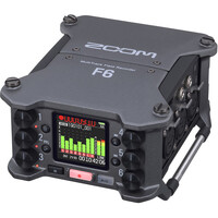 Zoom F6 FXR106 6 Input 14 Track Multitrack Field Recorder