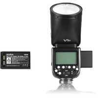 Godox V1 TTL Flash Bundle with ATF Musketeer Tripod and Sully Backpack - Nikon