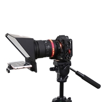 Desview T2 Broadcast Teleprompter compatible with smartphone, tablet for Mirrorless and DSLR shooting