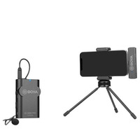 Boya BY-WM4 Pro-K3, 2.4GHz Wireless Microphone Kit for iOS 1+1