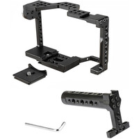 CAMVATE QR Camera Cage with Rosette Mount & Aluminium Handgrip for Sony Cameras