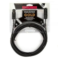 Mogami Gold Studio XLR-XLR Cable Neutrik Plugs with Gold Contacts - 2ft