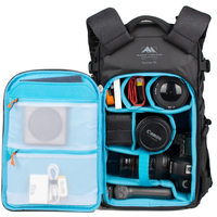 Summit Creative Tenzing 18L Small Zip Top Camera Backpack - Black