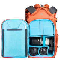 Summit Creative Tenzing 40L Large Roll Top Camera Backpack - Orange
