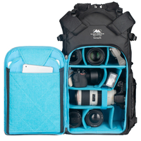 Summit Creative Tenzing 50L Extra Large Roll Top Camera Backpack - Black