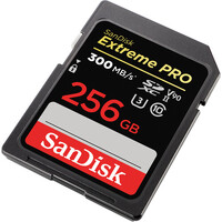 SanDisk Extreme Pro 256GB SDXC UHS-II 300MB/s Memory Card - V90