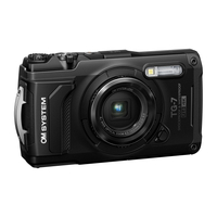 OM SYSTEM Tough TG-7 Waterproof Camera - Black