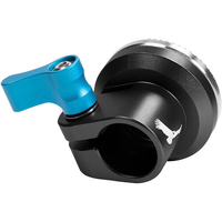Kondor Blue Rosette Single Rod Clamp - Black