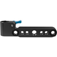 Kondor Blue RED Raptor Top NATO Rail and Rod Clamp - Black